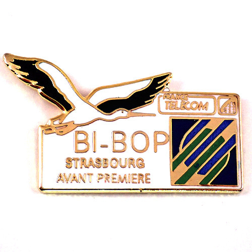  pin badge * Be bap large kounotoli bird France tere com telephone company * France limitation pin z* rare . Vintage thing pin bachi