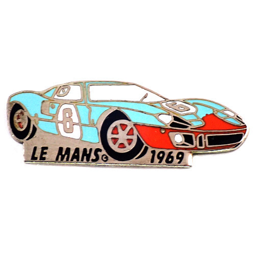  pin  ... *   Ford GT leman  автомобиль  race  ６ номер 1969 год ... масло  цвет  вода  цвет ◆ Франция  ограничение  pin  ...◆ редкий ... винтажный   вещь   pin  ...
