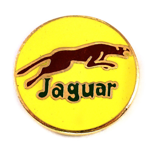 ピンバッジ・ジャガー豹ロゴ車◆フランス限定ピンズ◆レアなヴィンテージものピンバッチ_画像1