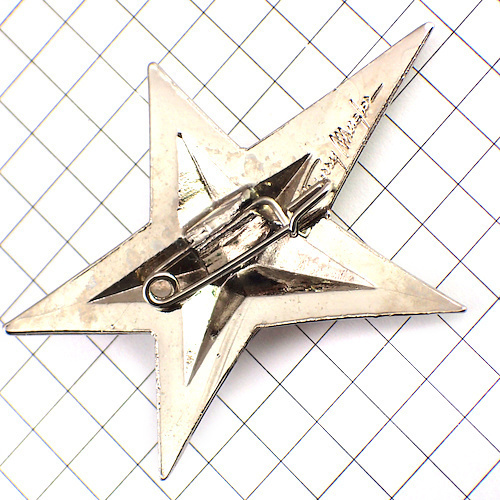  pin badge *tie Lee myu gray silver color Star star * France limitation antique * rare . Vintage thing 