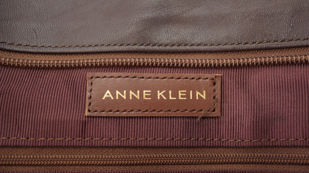 送料無料★即決★YouTubeアリ★ 参考定価25000円 良品 アン クライン ANNE KLEIN 肩掛 トート オールレザー バッグ_画像10