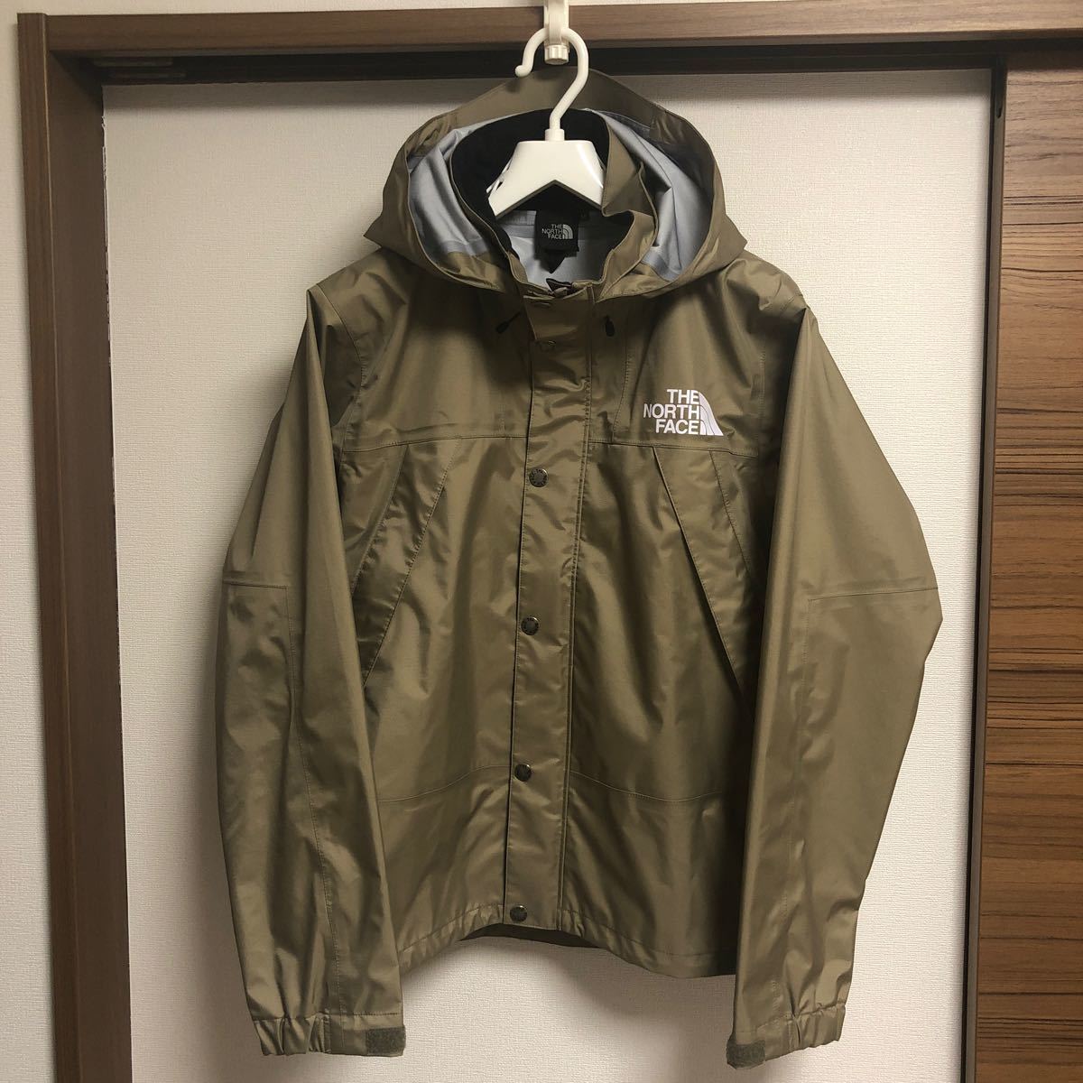 ☆美品☆ノースフェイス マウンテンレインテックス メンズM グレージュ