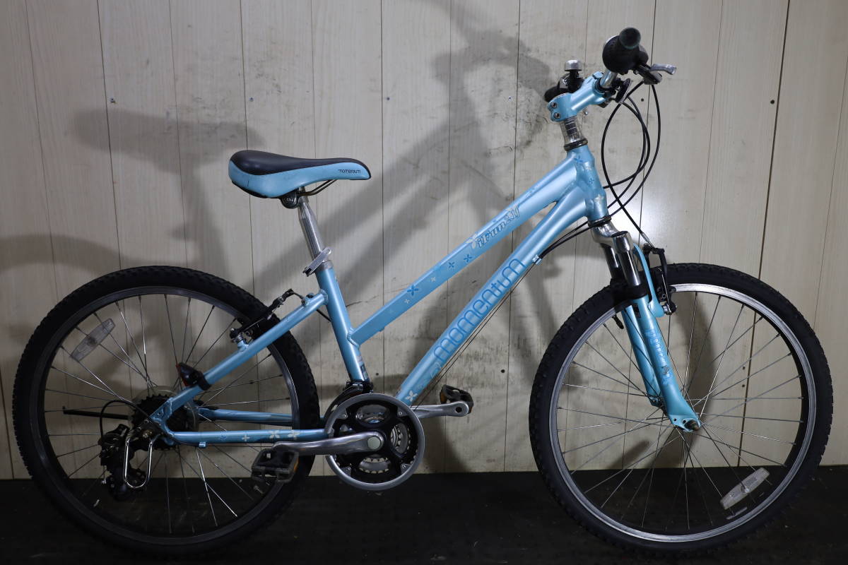 お歳暮 iFUN 良品!GIANT-MOMENTUM 2.1F 本格女子供用MTB 345mm 21速