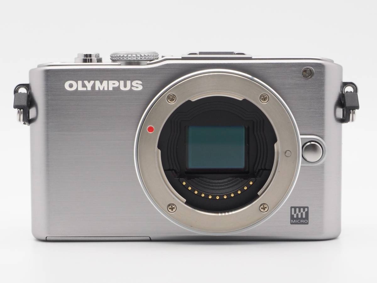 □シャッター回数807 美品□ OLYMPUS PEN Lite E-PL3 シルバー ダブル
