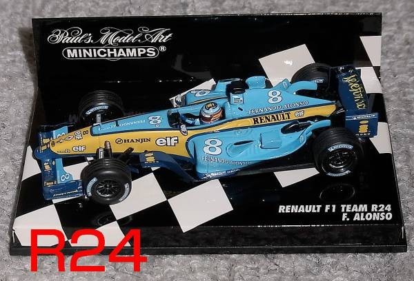1/43 ルノー R24 アロンソ 2004 F1 RENAULT