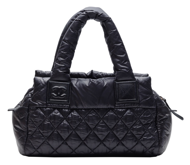 CHANEL / シャネル マトラッセ コココクーン ハンドバッグ 黒