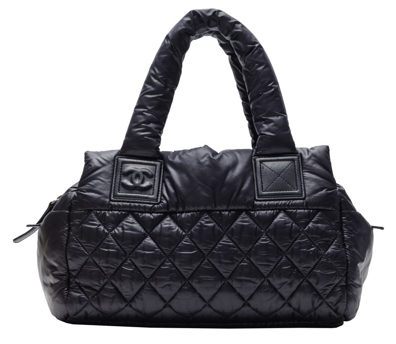 CHANEL / シャネル マトラッセ コココクーン ハンドバッグ 黒