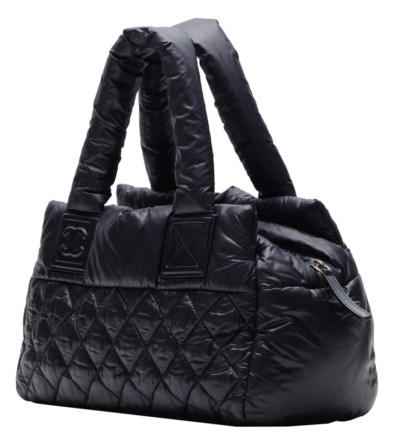 CHANEL / シャネル マトラッセ コココクーン ハンドバッグ 黒