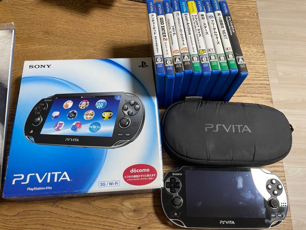 Playstationvita クリスタル ブラック 3g Wi Fiモデル 限定版 Pch 1100 Ab01 Dgdt Bf Org