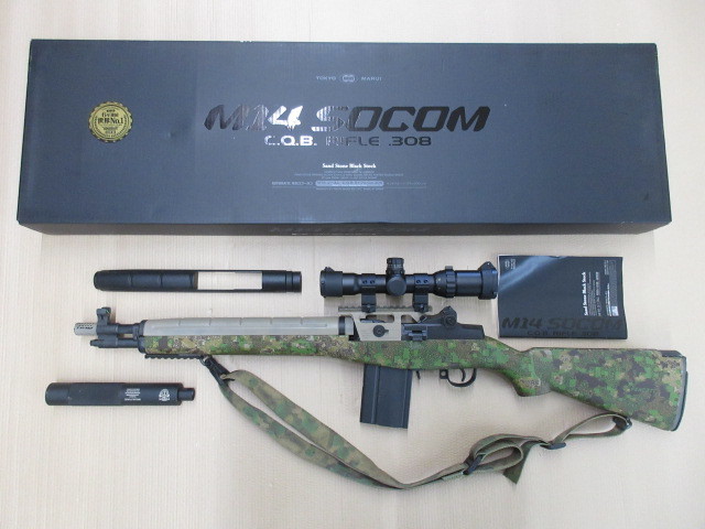 東京マルイスタンダード電動ガン M14 SOCOMカスタム品 PENCOTT迷彩塗装