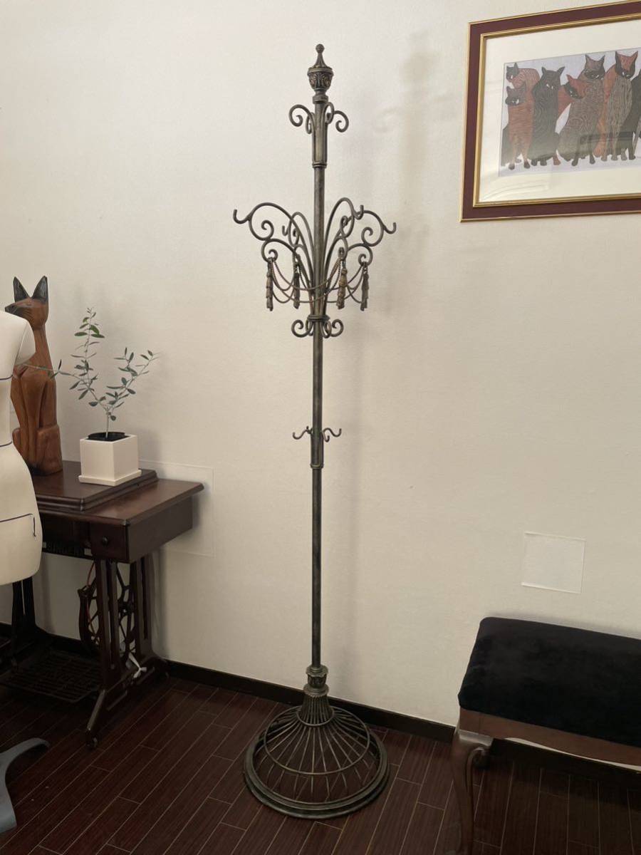  elegant . gorgeous . equipment ornament . good-looking! paul (pole) hanger entrance hanger rack coat hanger antique style 