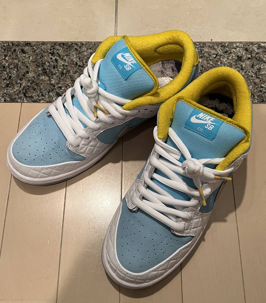 国内正規品 NIKE SB DUNK LOW PRO QS FTC ナイキ ダンクSB 28 US10 ダンク 超美品 黒タグ コラボ 別注 銭湯ダンク 湯 instant