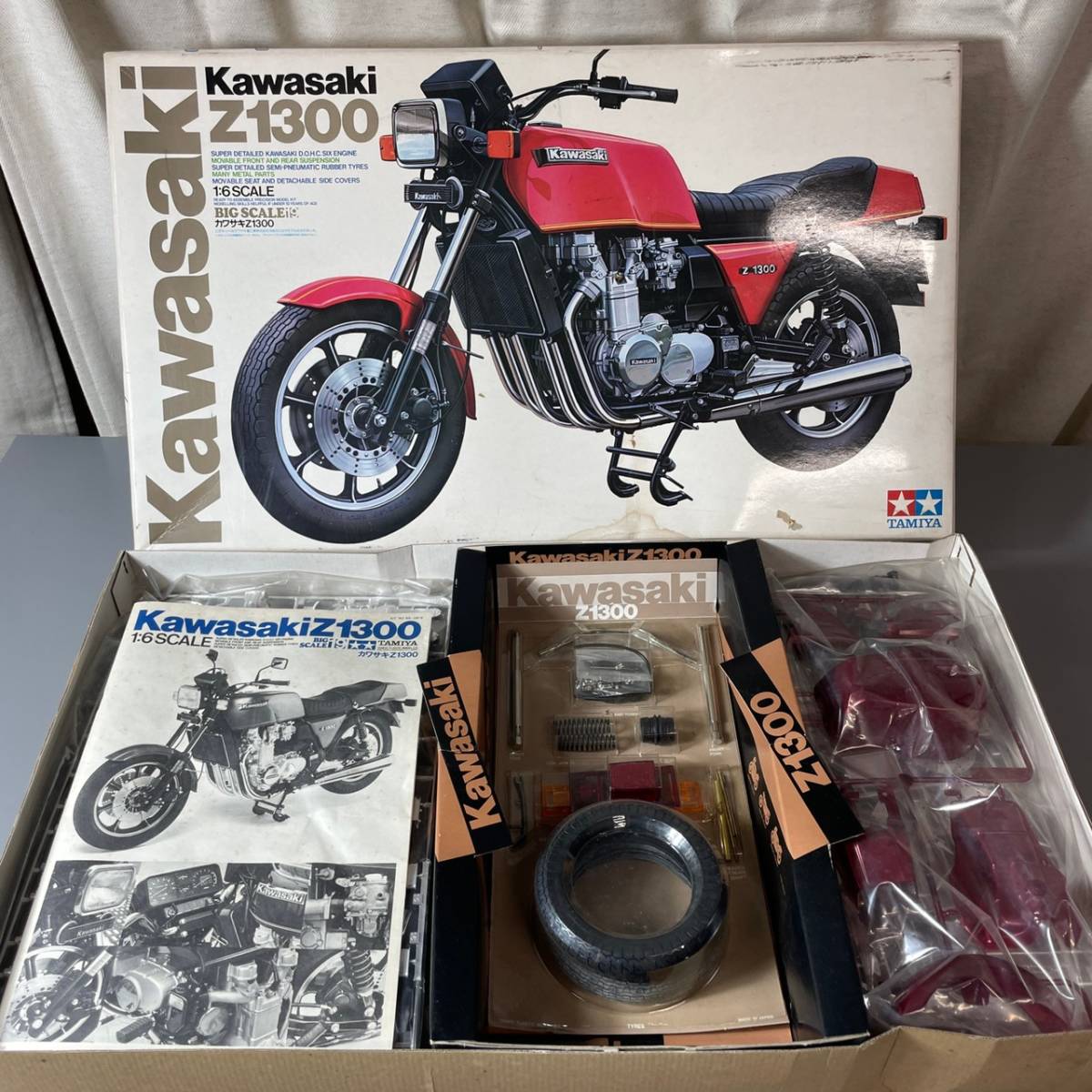☆タミヤ Kawasaki カワサキ Z1300 プラモデル 1/6スケール 未組立