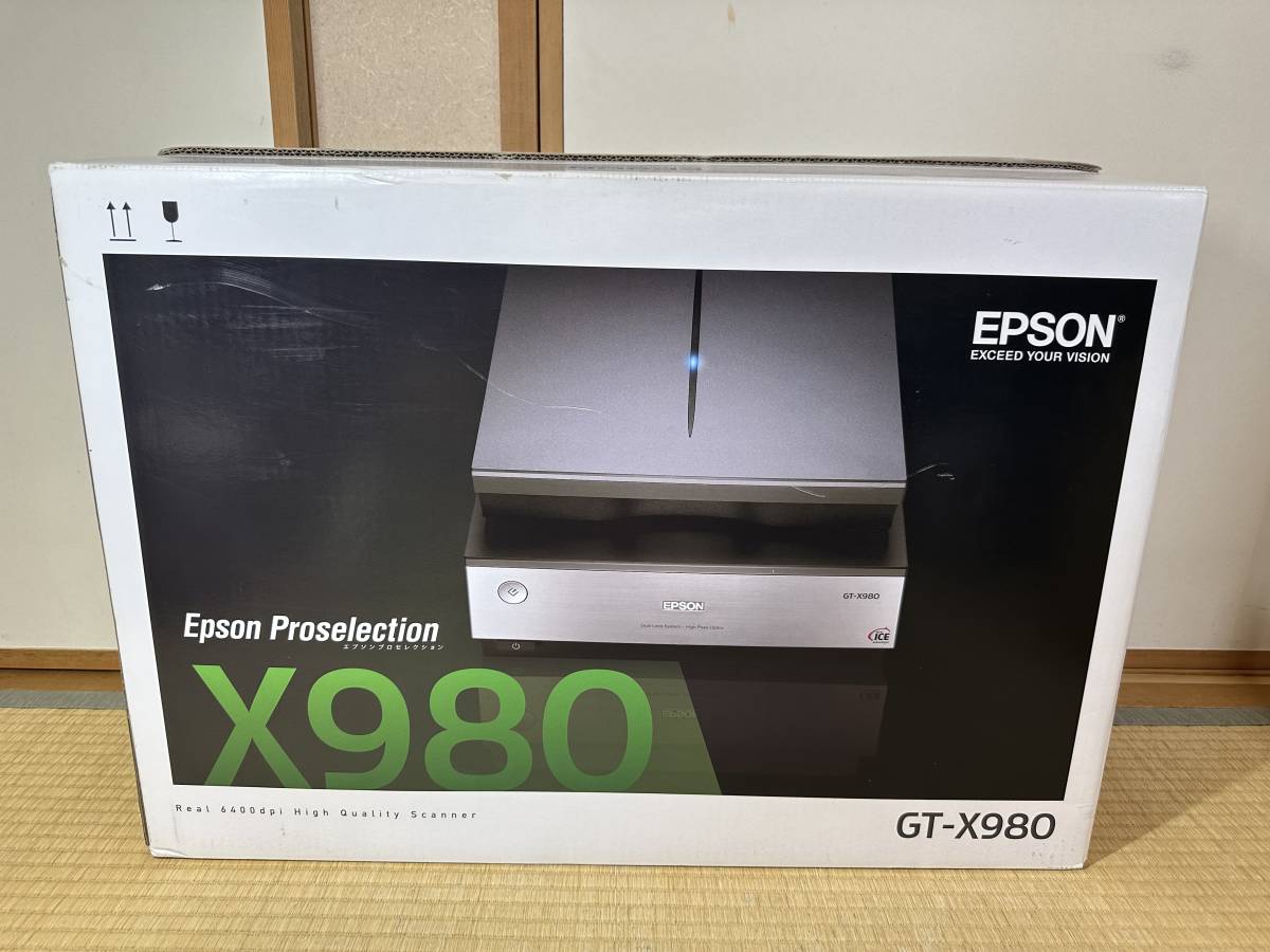 EPSON エプソンフラットベッドスキャナー GT-X980 フィルムホルダー4枚