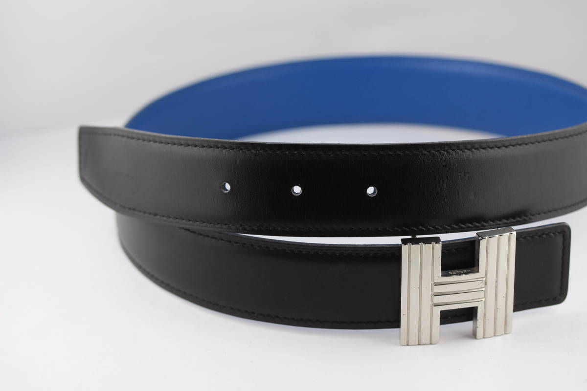HERMES エルメス Hベルト リバーシブル 65cm 未使用保管品-