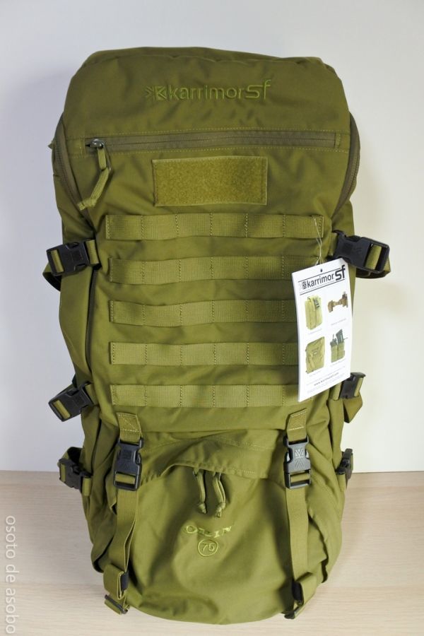 新品 送料込み Karrimor SF カリマー ODIN ノルディック オーディン 75 ミリタリー バックパック オリーブ キャンプ 登山_画像2