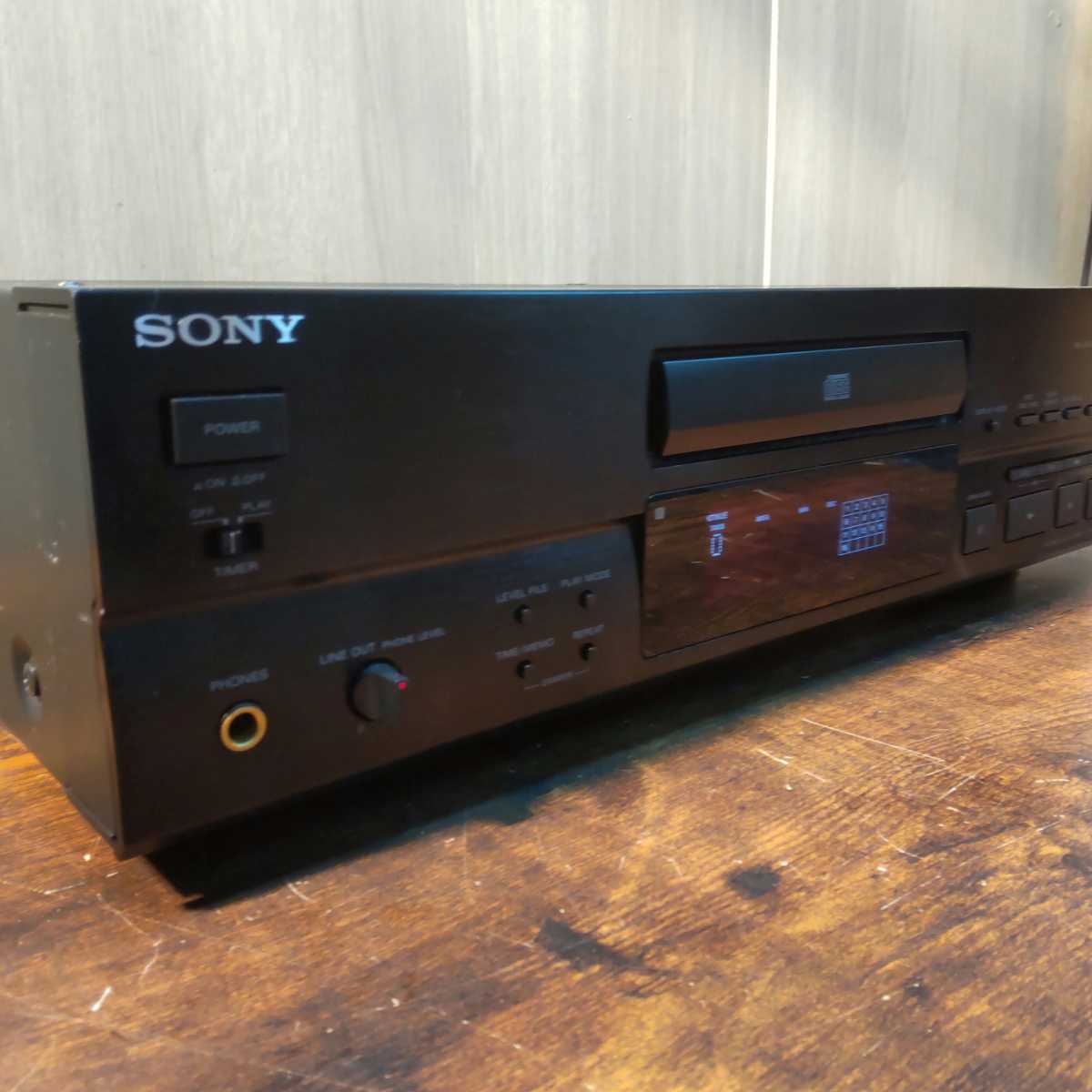 簡易動作確認済 リモコン付 SONY CDP-333ESJ CDプレーヤー CDデッキ