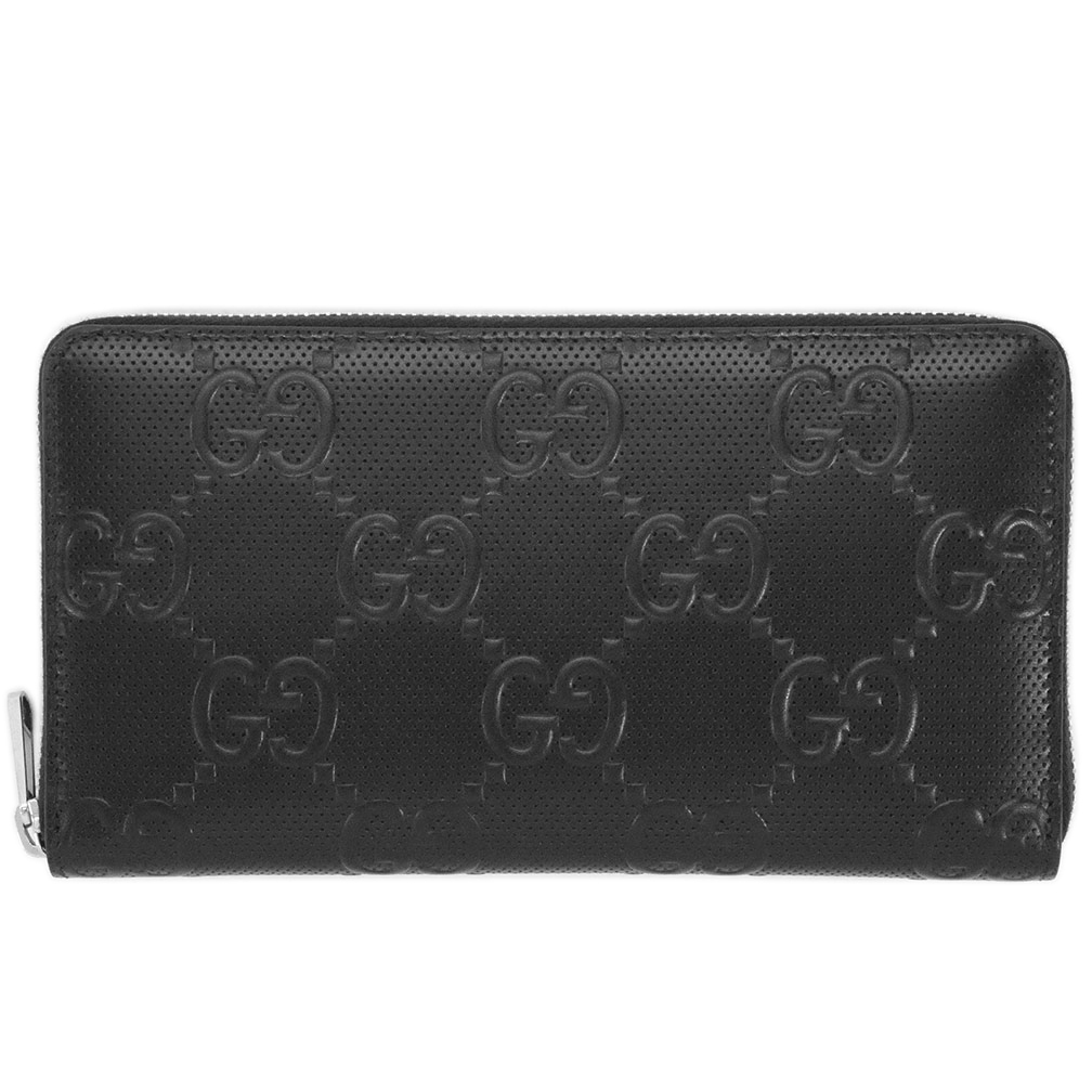 人気提案 【中古】グッチ 財布 T-YJ05414 メンズ ブラック 長財布