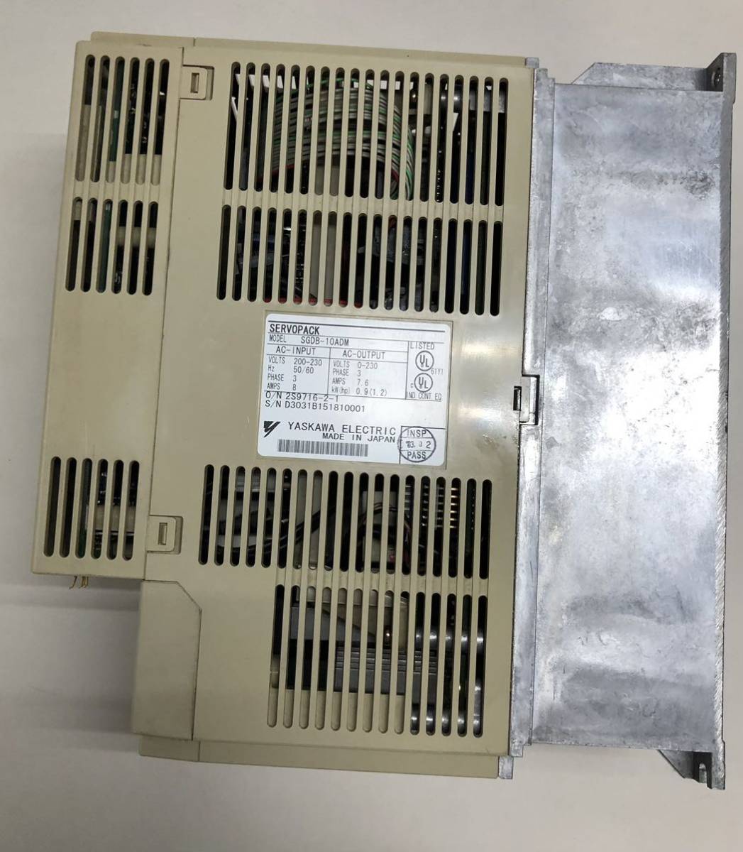 通電確認済 YASKAWA ジャック品 SERVOPACK SGDB-10ADM 電子部品 通電確認済 YASKAWA ジャック品 SERVOPACK SGDB-10ADM 電子部品