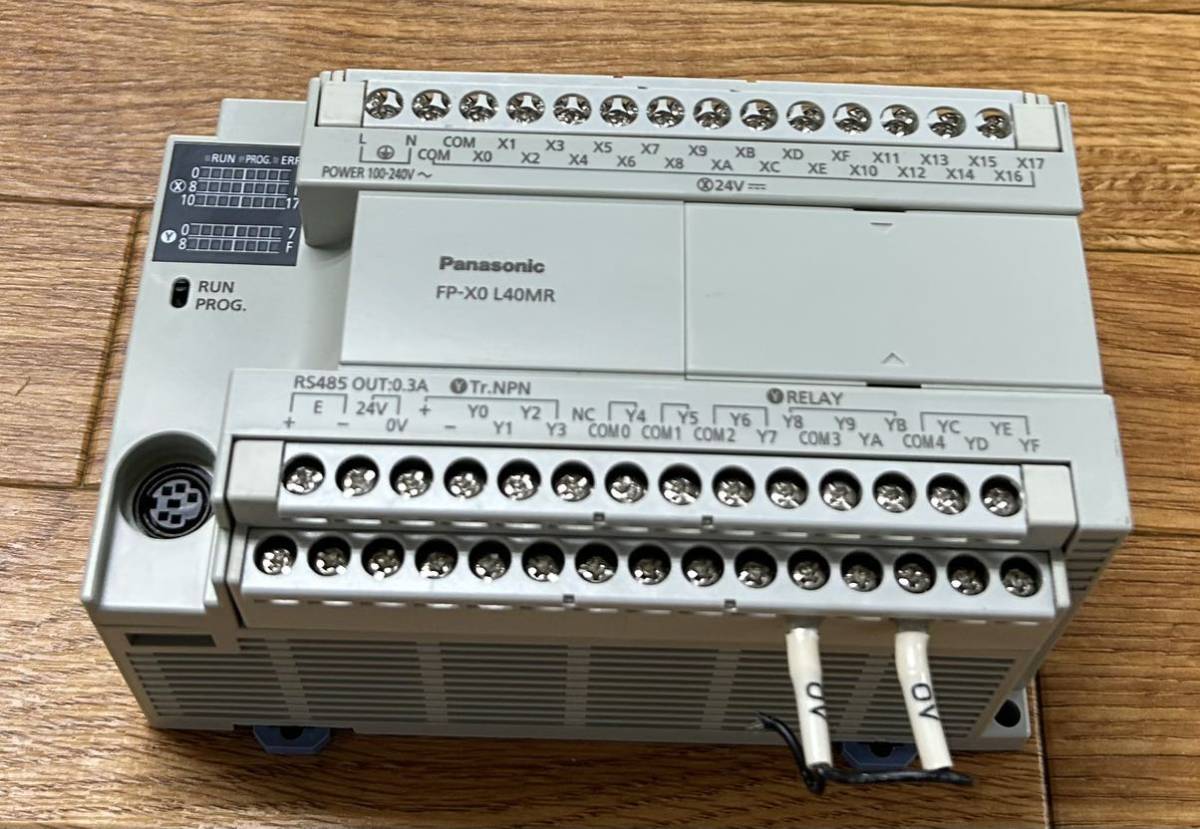 通電確認済 Panasonic FP-X0 L40MR CONTROL UNIT