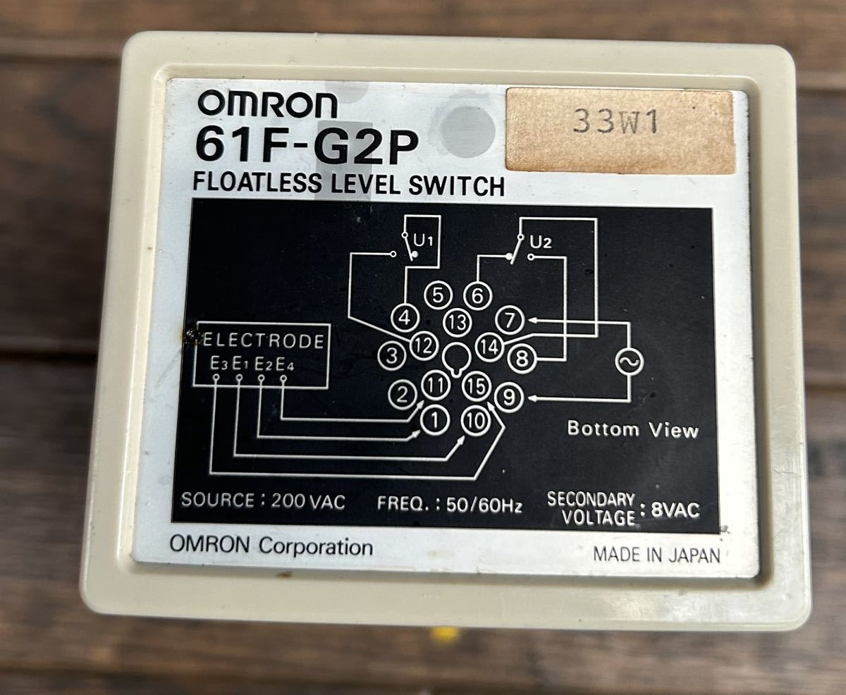 OMRON 61F-G2P FLOATLESS LEVEL SMITCH_画像2