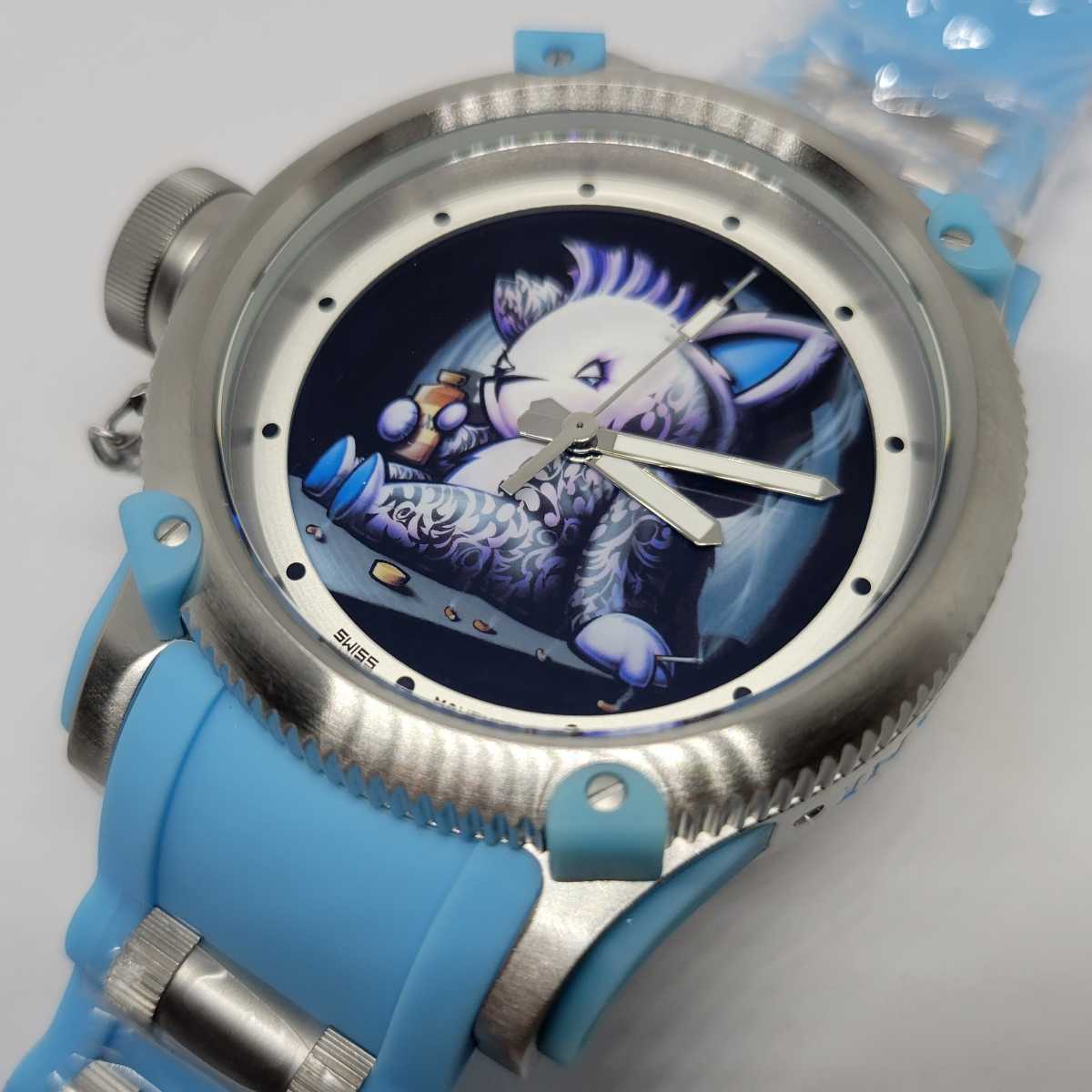 ☆スーパーレア☆Invicta インビクタ 14631 52mm アーティストシリーズ エルニ・ヴェール Bad Dog App/ロシアンダイバー《世界限定 777本》