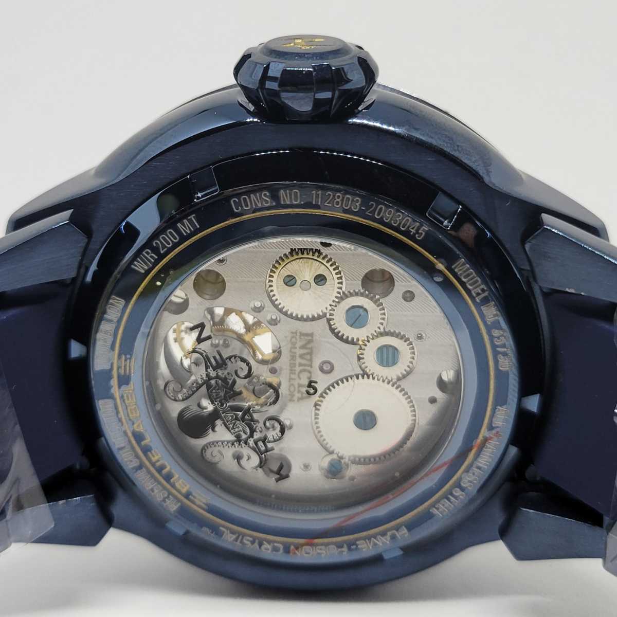 Invicta インビクタ 35730 54mm リザーブ クラーケン トゥールビヨン ブルーラベル《超絶男前な深海の伝説☆次回入荷予定ありません！》