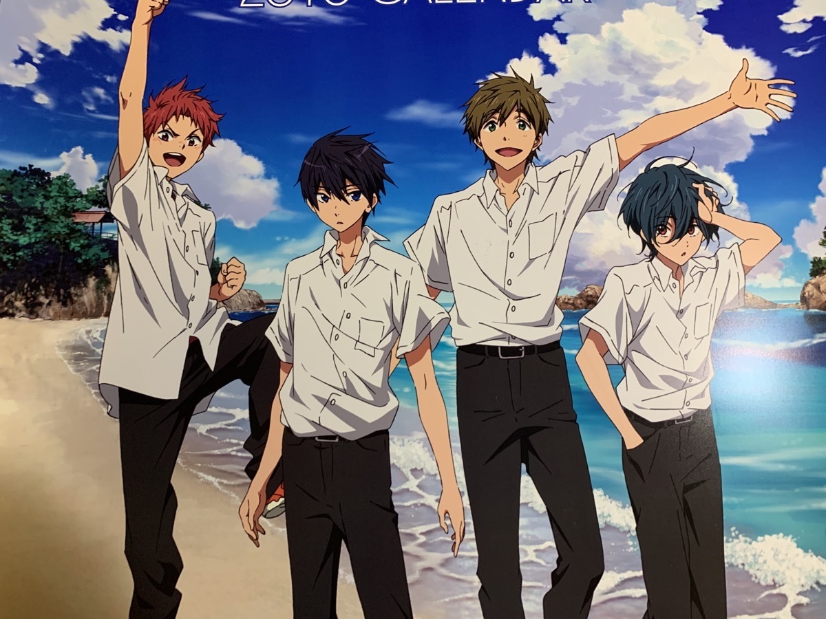 『映画 Free! ハイスピード　岩美町限定　2016年　カレンダー　ポスター 京都アニメーション 京アニ』_画像3