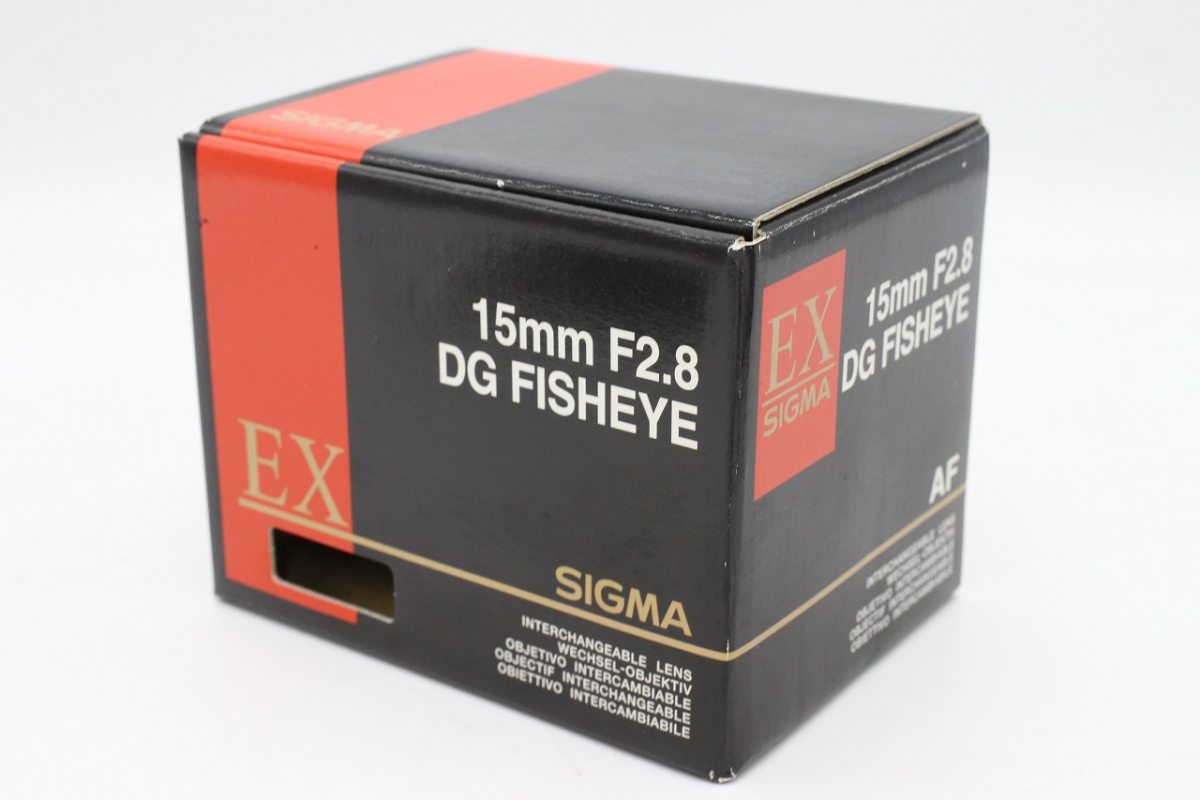 【行董】 シグマ SIGMA AF 15mm F2.8 EX DG DIAGONAL FISHEYE Nikon 箱付き AZ827BOT19_画像4