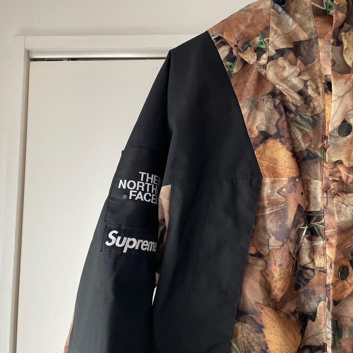 L 希少 レア Supreme シュプリーム ノースフェイス カモ ジャケット THE NORTH FACE マウンテンパーカー