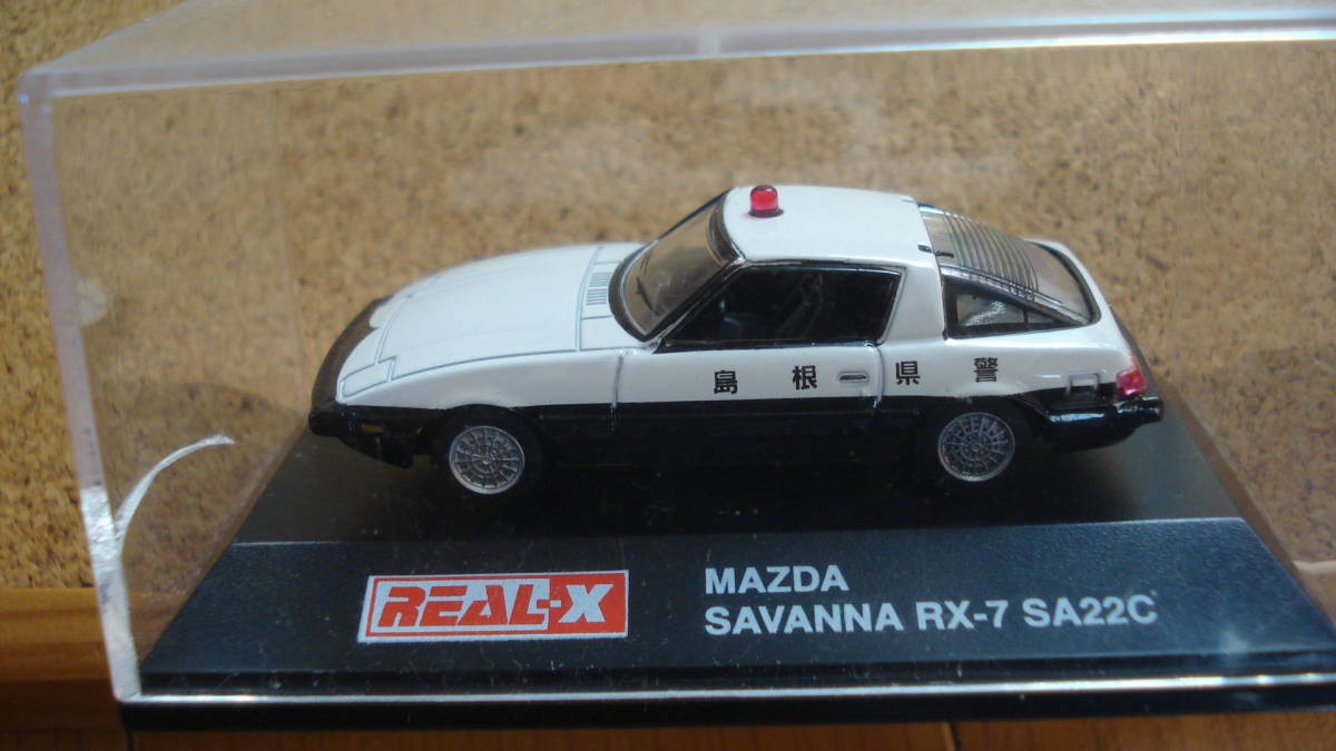  настоящий X Mazda Savanna RX-7 SA22C ( Shimane . патрульная машина ) //tes Play кейс трещина трещина царапина есть //REAL-X