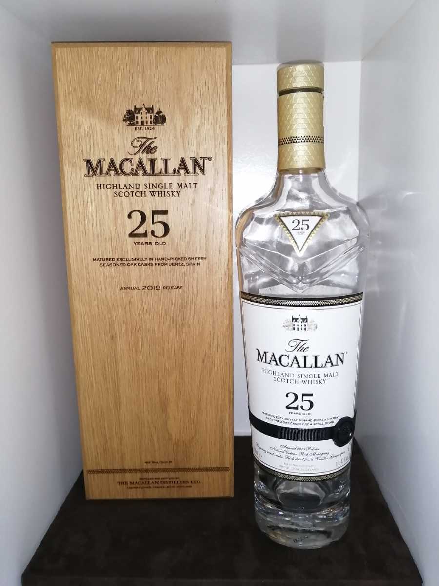 最大94%OFFクーポン 空き瓶 The Macallan 25years マッカラン25年