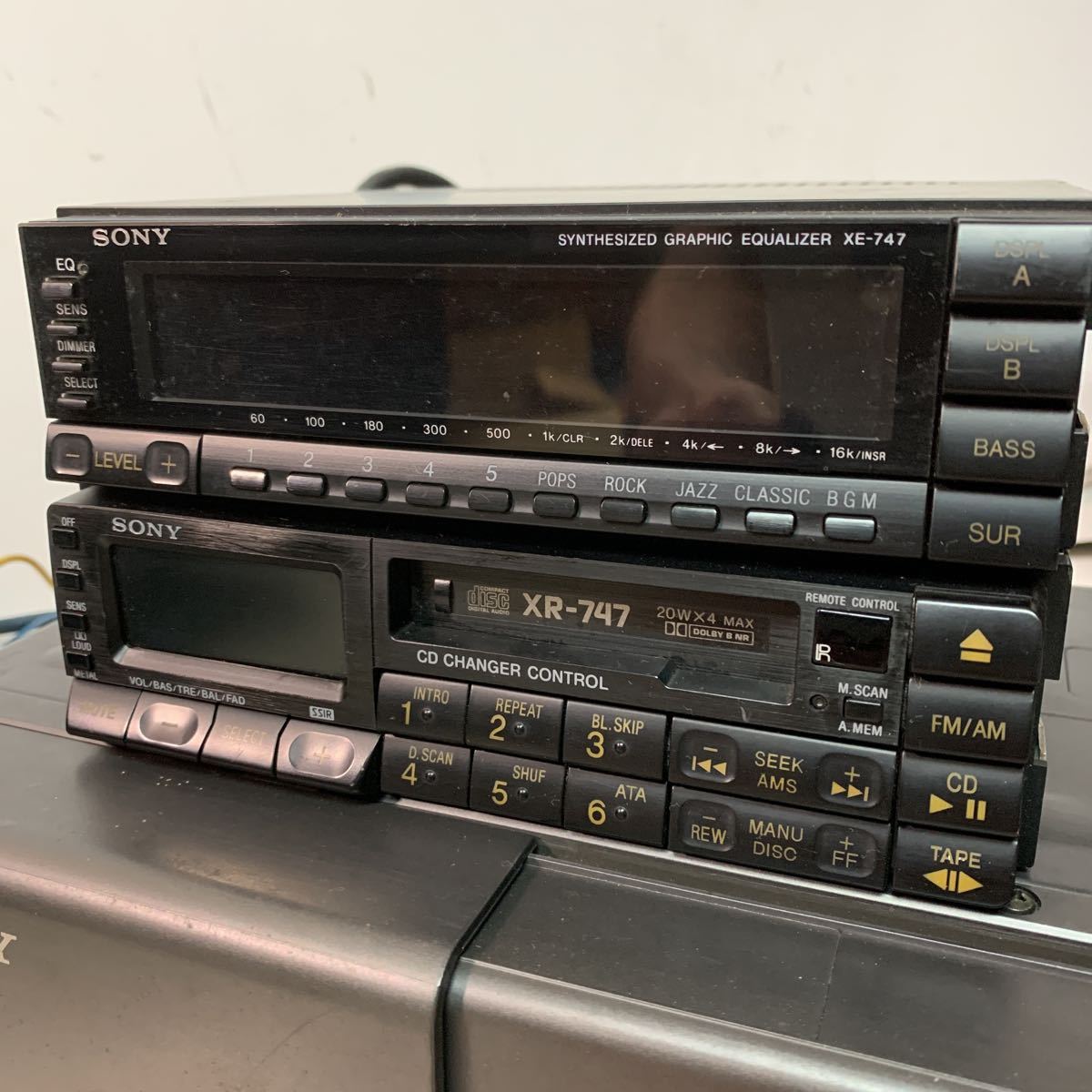 Yahoo!オークション - SONY ソニー カセットデッキ XR-747 Yahoo!オークション - SONY ソニー カセットデッキ XR-747