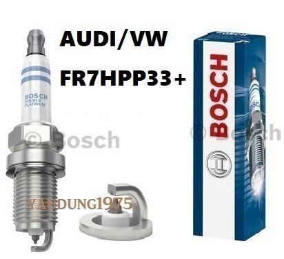 ★送料360円★ AUDIアウディ VWフォルクスワーゲン 101905601／101905600C／101000062AB BOSCH スパークプラグ FR7HPP33+_画像1