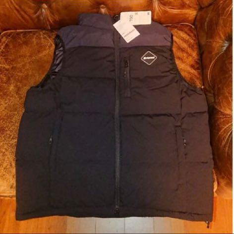 F.C.Real Bristol DOWN VEST BLACK XL | sweatreno.com