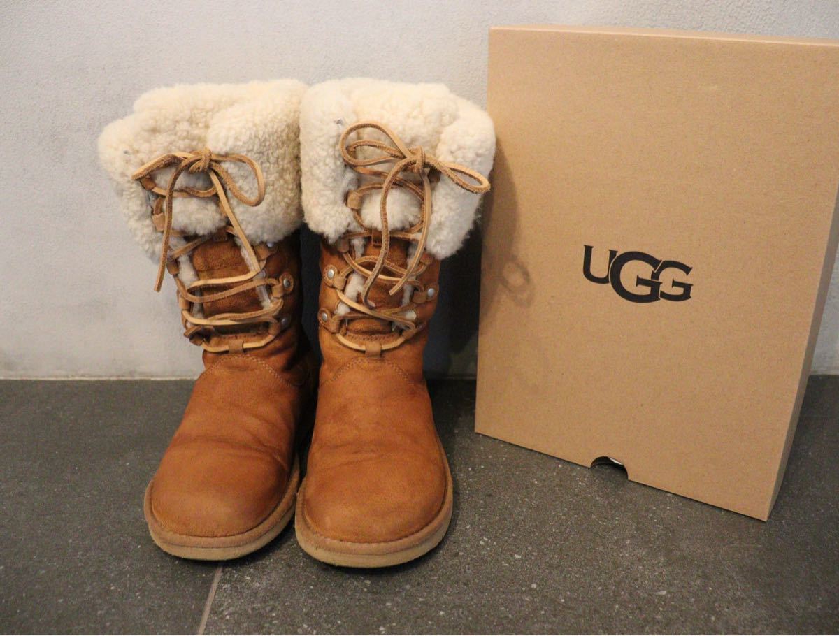 UGG アグ 編み上げムートンブーツ - ruizvillandiego.com