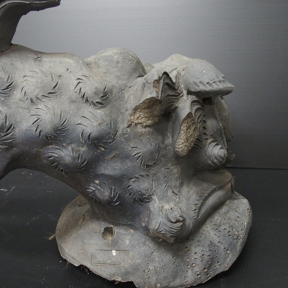 Yahoo!オークション - f002 KAIDAN 6 獅子 時代 瓦 鬼瓦 屋根瓦 Yahoo!オークション - f002 KAIDAN 6 獅子 時代 瓦 鬼瓦 屋根瓦