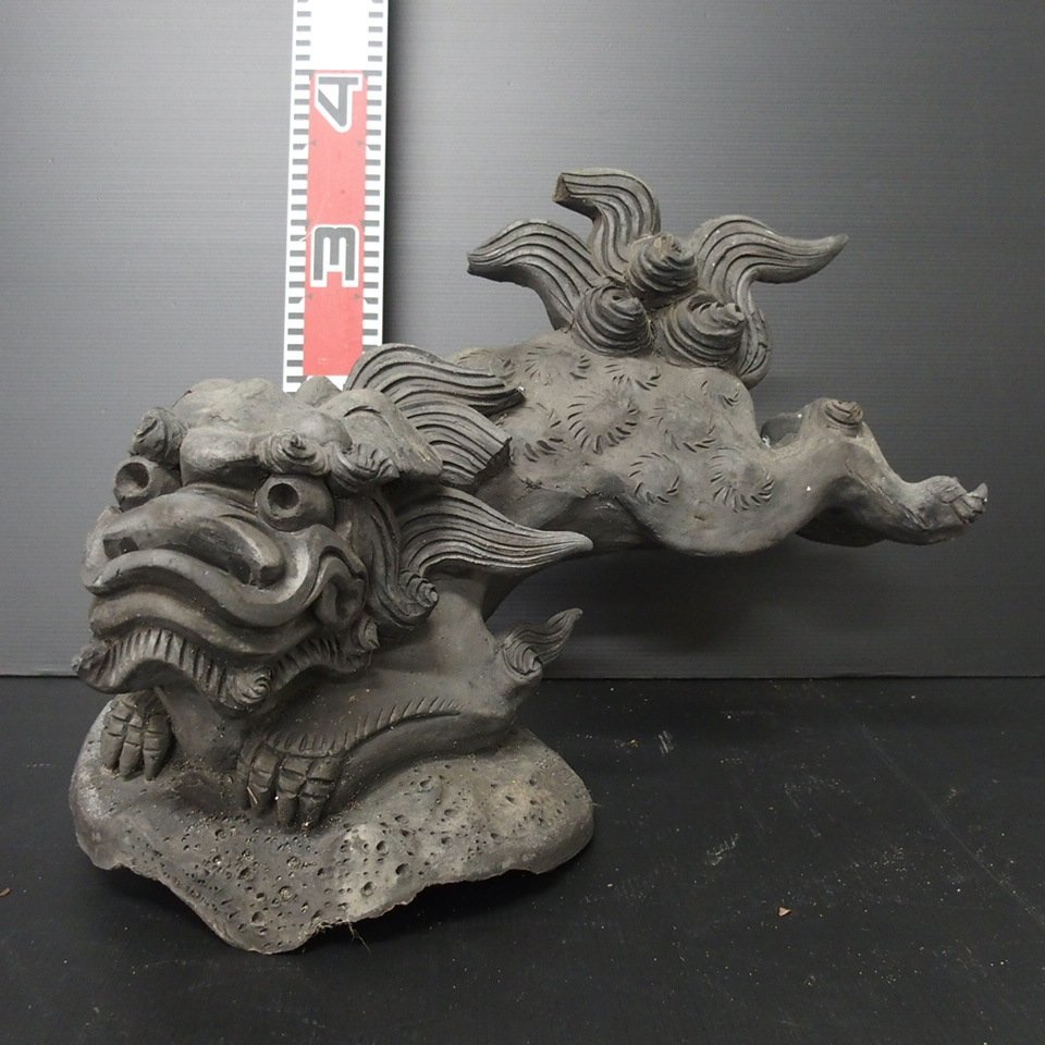 Yahoo!オークション - f002 KAIDAN 6 獅子 時代 瓦 鬼瓦 屋根瓦 Yahoo!オークション - f002 KAIDAN 6 獅子 時代 瓦 鬼瓦 屋根瓦