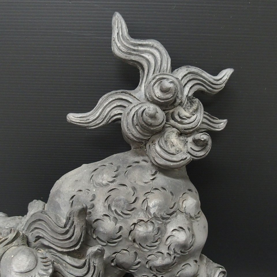Yahoo!オークション - f002 KKAIDAN 4 獅子 時代 瓦 鬼瓦 屋根瓦 Yahoo!オークション - f002 KKAIDAN 4 獅子 時代 瓦 鬼瓦 屋根瓦