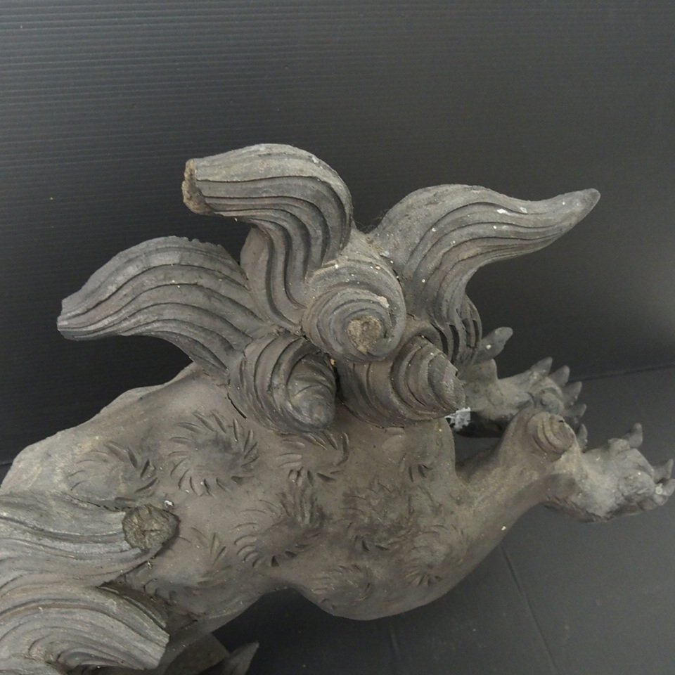 Yahoo!オークション - f002 KAIDAN 6 獅子 時代 瓦 鬼瓦 屋根瓦 Yahoo!オークション - f002 KAIDAN 6 獅子 時代 瓦 鬼瓦 屋根瓦