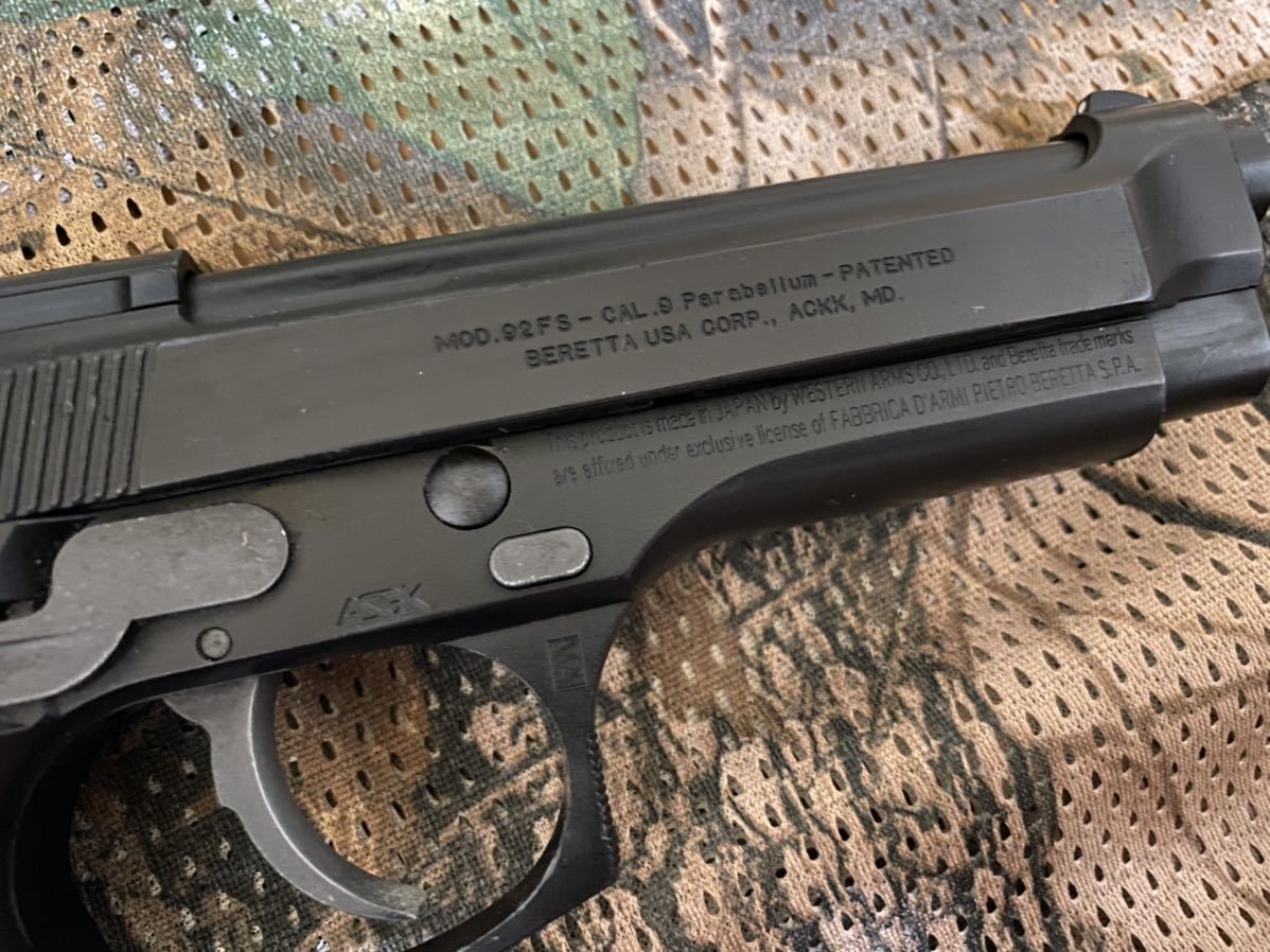 WA ベレッタM92F GBB ガスブローバックガン マグナブローバック