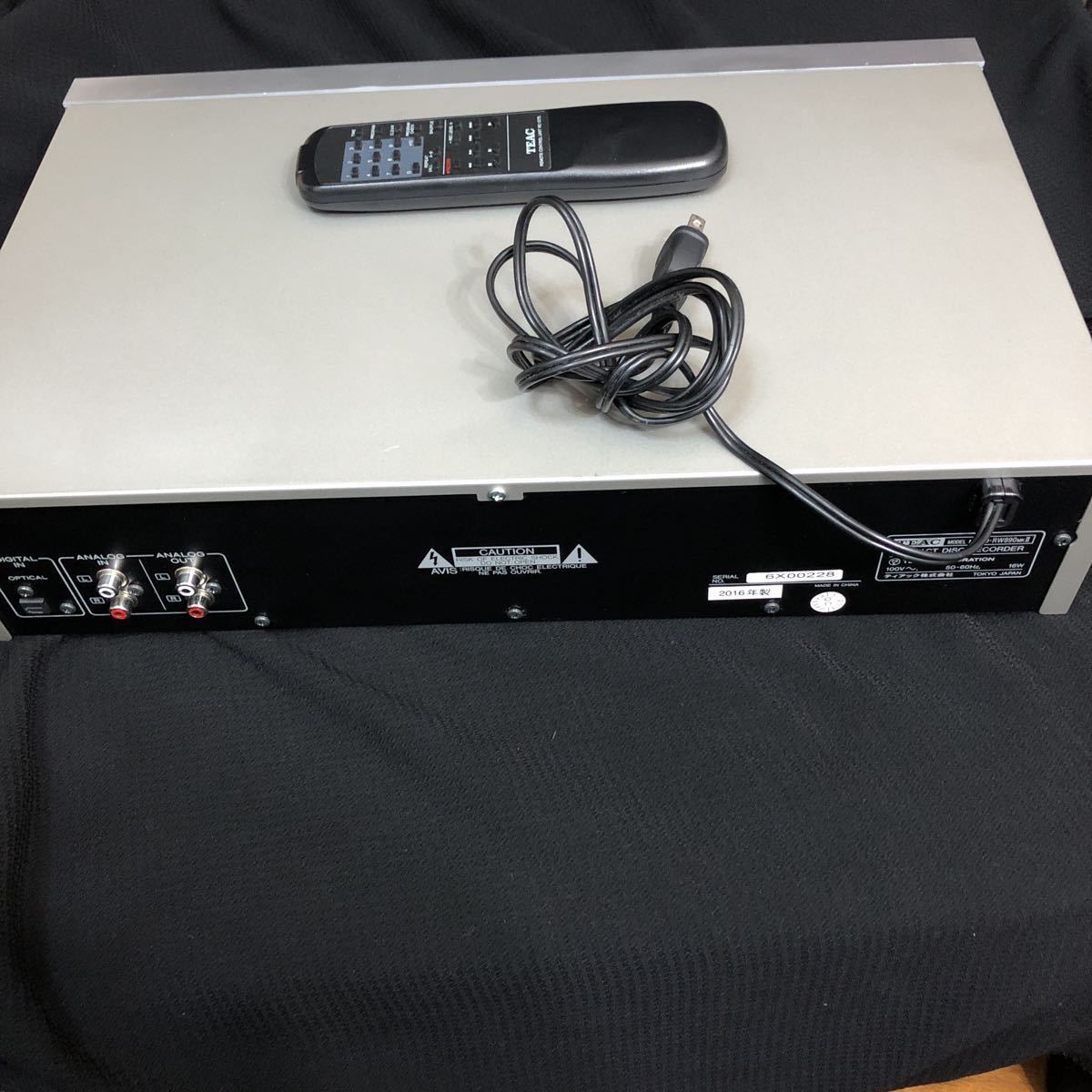 TEAC CD レコーダー 2016年製 rw890mk2 送料無料 4