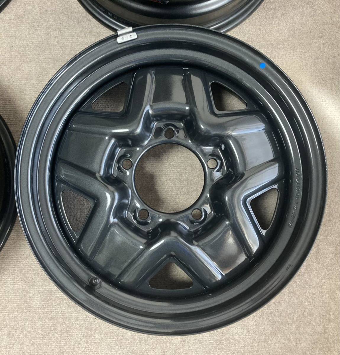 新型ジムニー 純正ホイール 新車外し 4本セット JB64 スチールホイール