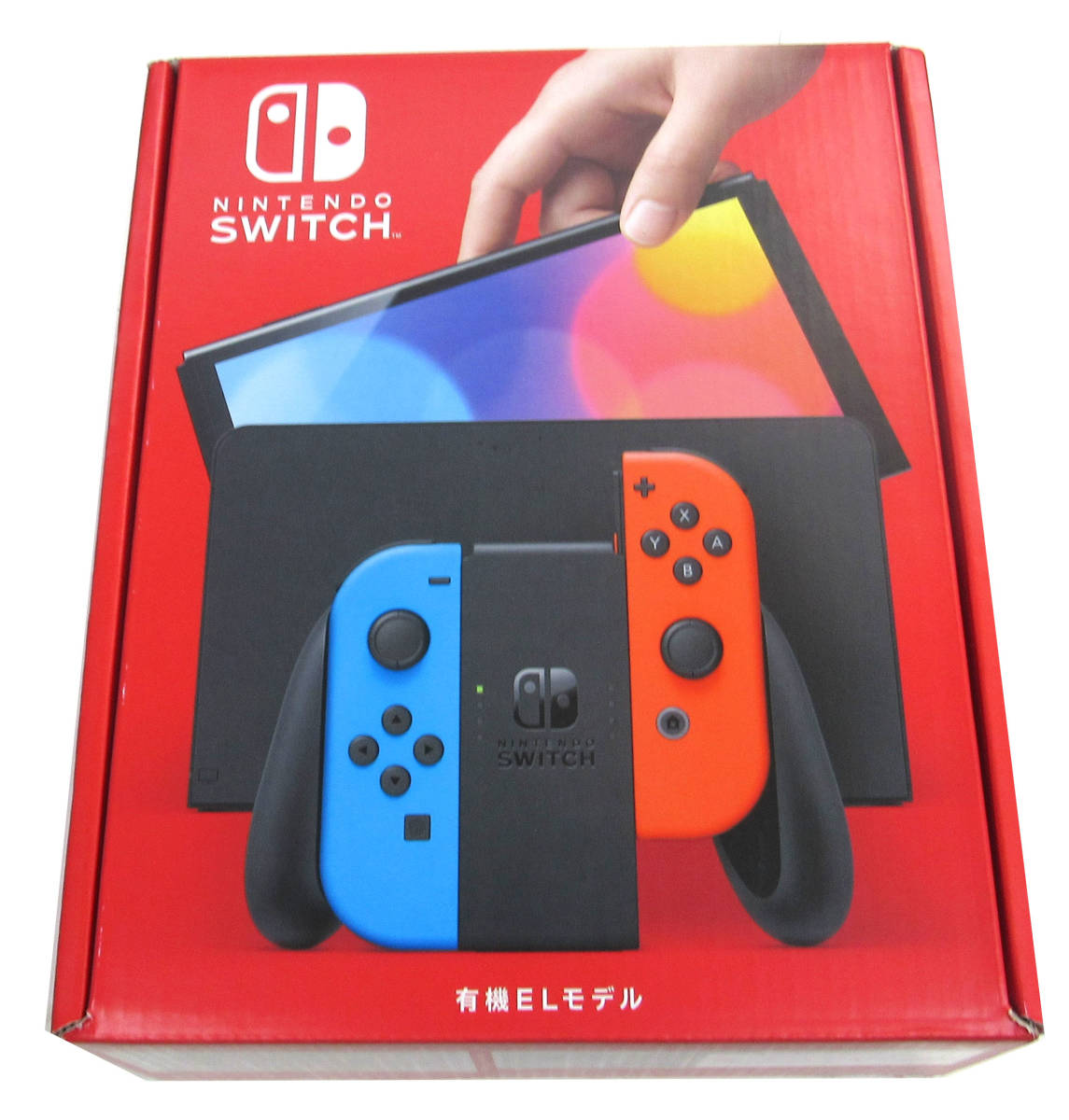 新品未使用】Nintendo Switch 有機EL ネオンレッドブルー-