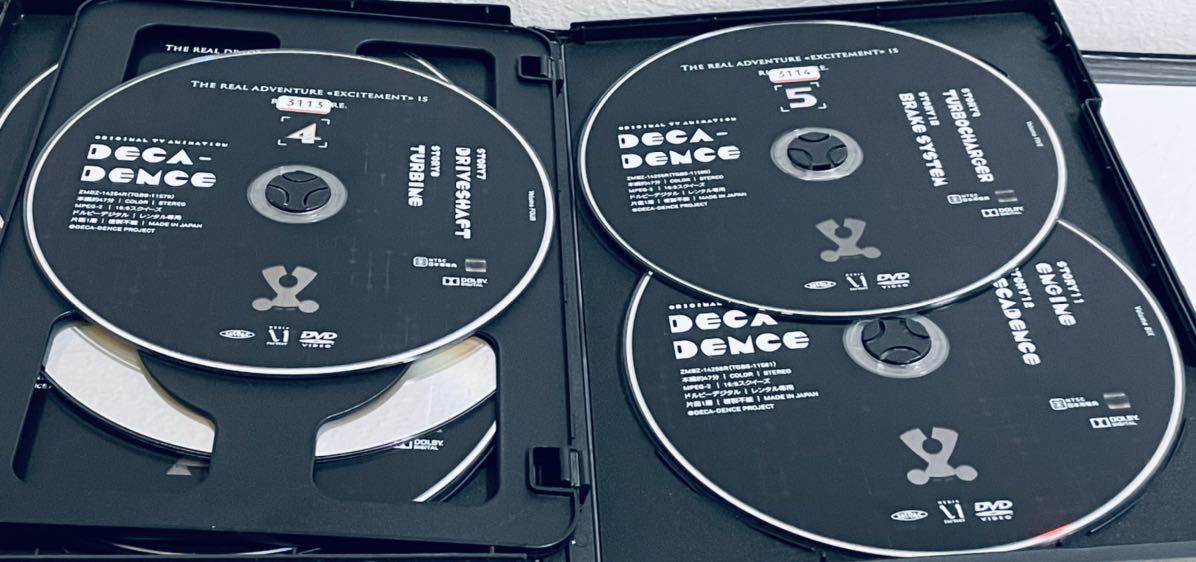 デカダンス　DECA DENCE 全６巻　レンタル版DVD 全巻セット_画像3