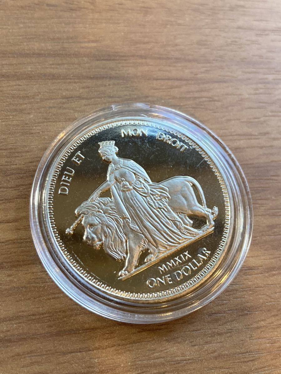 ウナとライオン 英国・イギリス領 ヴァージン諸島 ニッケル硬貨 コイン 2019年版の画像4