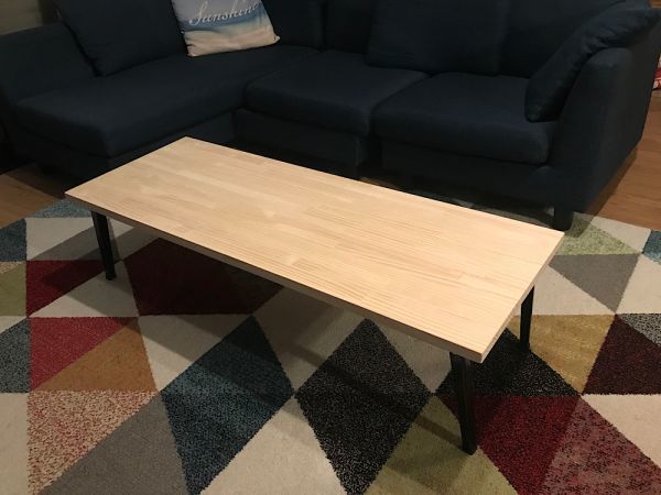 送料無料】 ローテーブル 長方形 120cm 45cm パイン ナチュラル