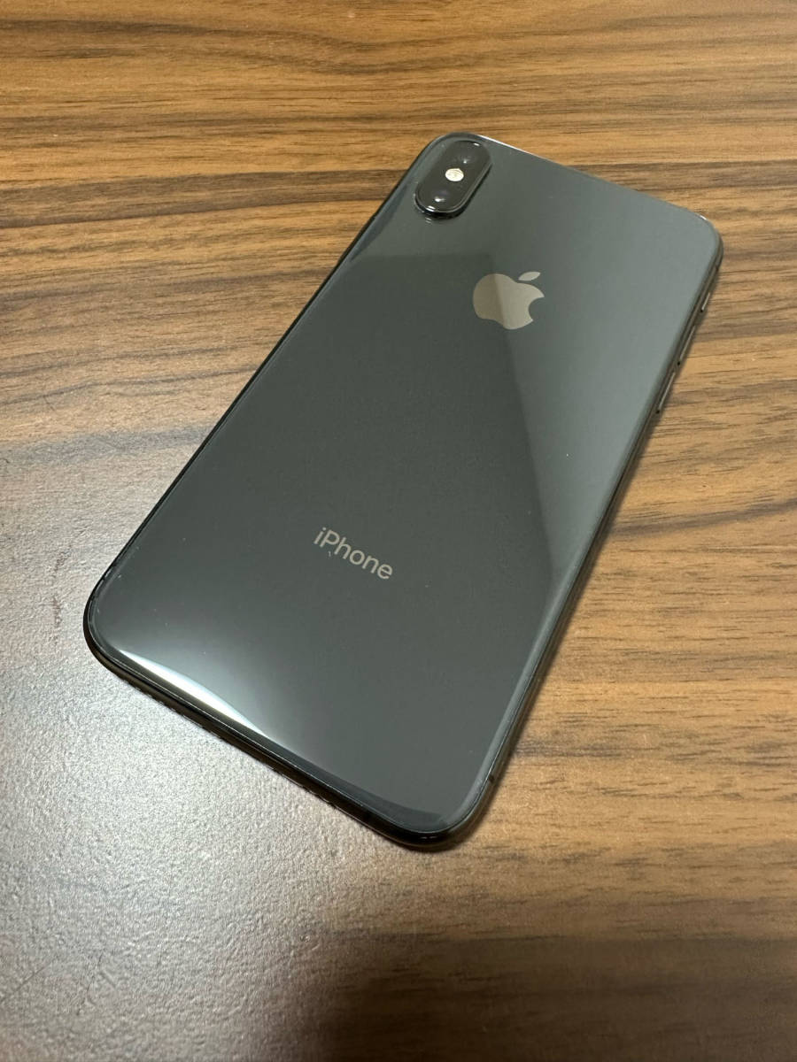 送料無料】美品 バッテリー100% Apple iPhone Xs 256GB スペース