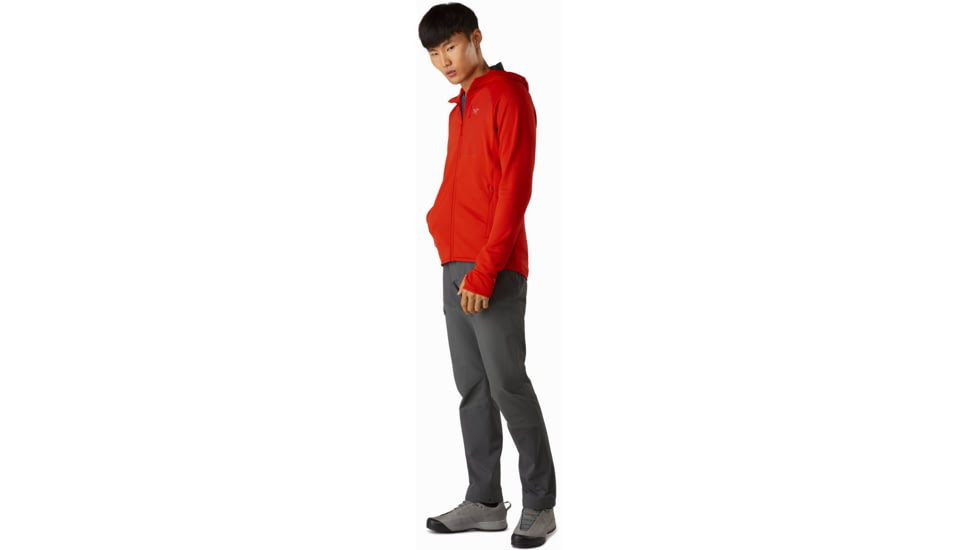 【美品:一回使用】ARC'TERYX(アークテリクス) フリース Delta MX Hoody (デルタ MX フーディ メンズ) サイズS Dynasty(赤)2019-2020_画像5