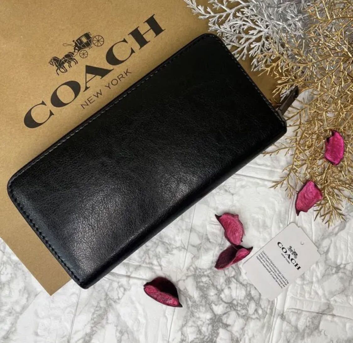 正規品 Coach コーチ メンズ長財布 ブルーブラック アウトレット 男性用財布 売買されたオークション情報 Yahooの商品情報をアーカイブ公開 オークファン Aucfan Com